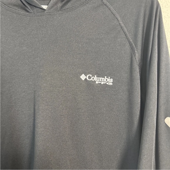 Columbia PFG Lightweight Hoodie Long Sleeve Shirt Men’s Small Sleeve Graphic - Picture 2 of 11